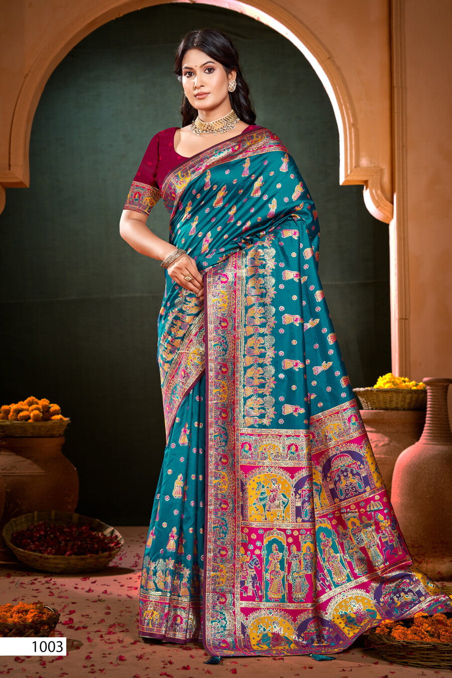 Silk Saree with Rich Pallu