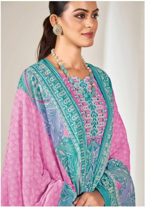 Cotton Printed Dress Material