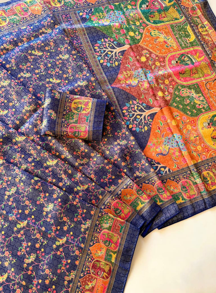 Pashmina Silk Saree