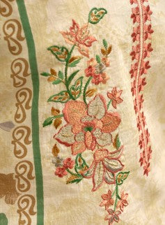 Lawn Cotton Print With Embroidery Dress Material