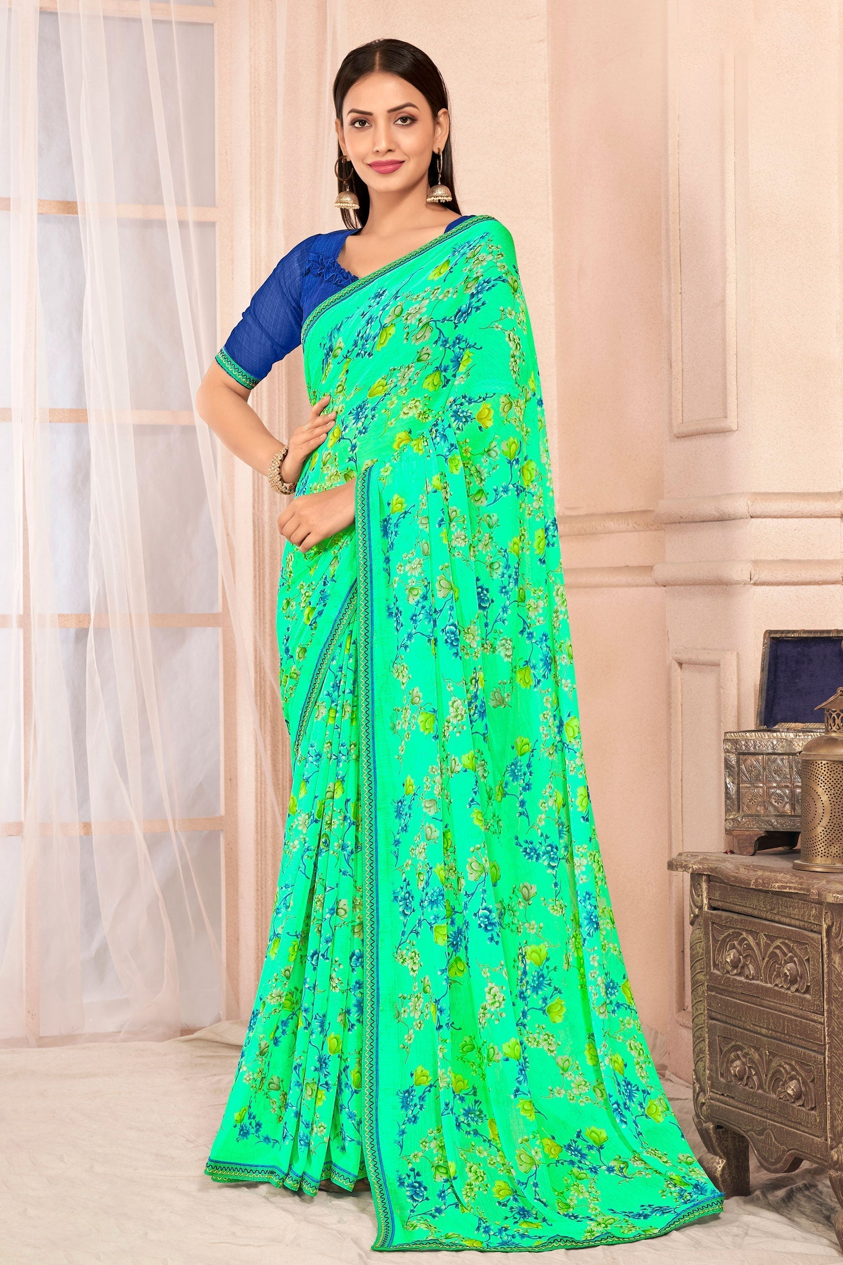 Chiffon Printed Saree