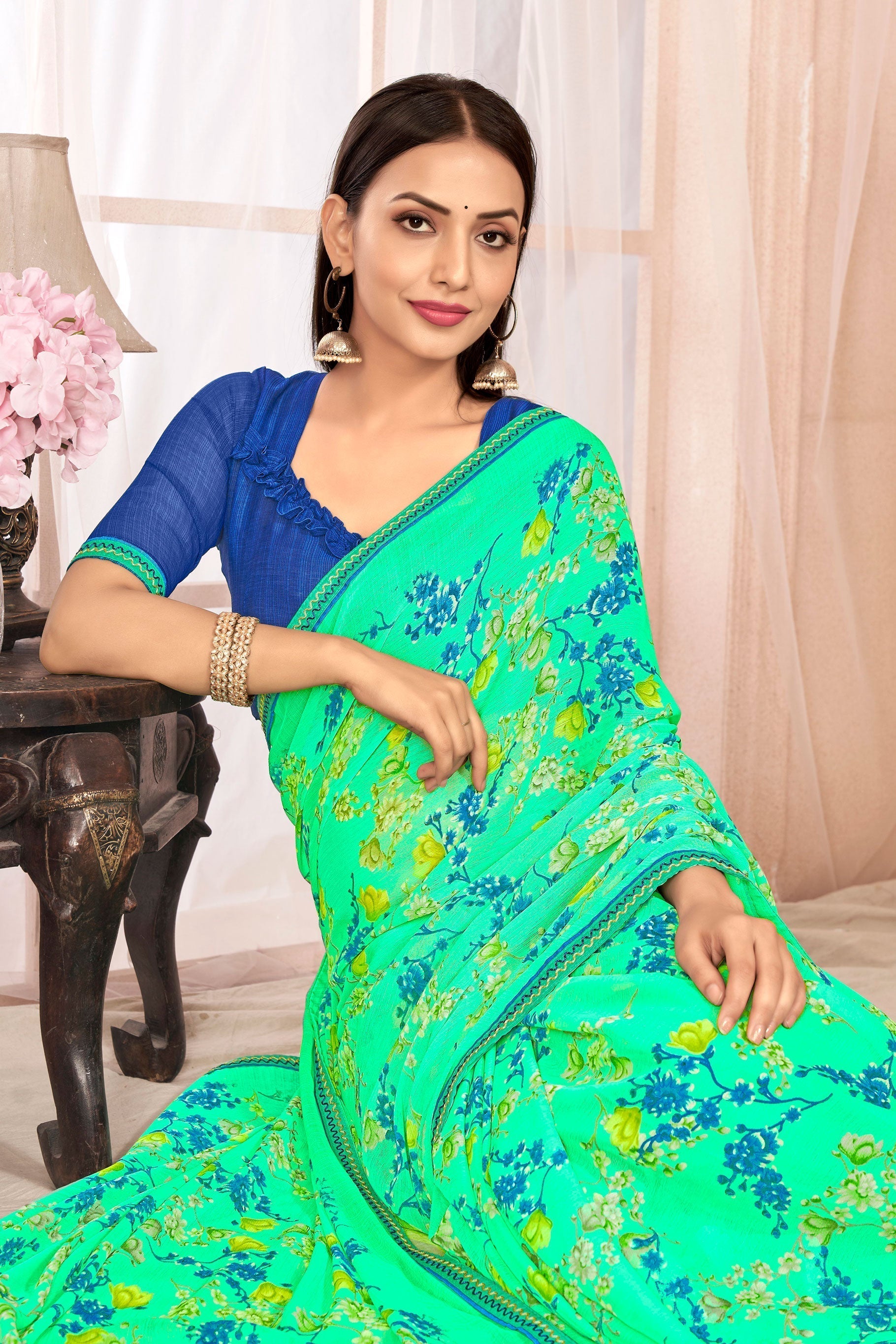 Chiffon Printed Saree