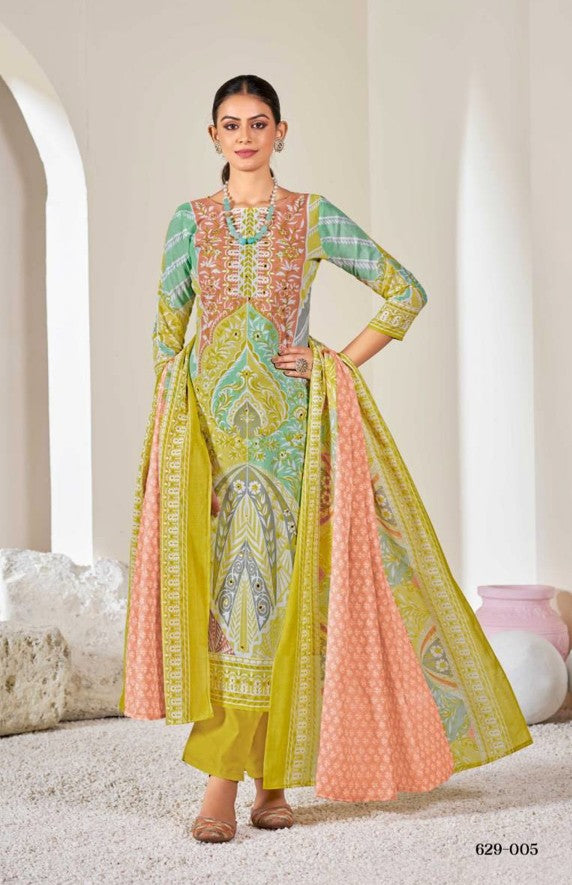 Cotton Printed Dress Material