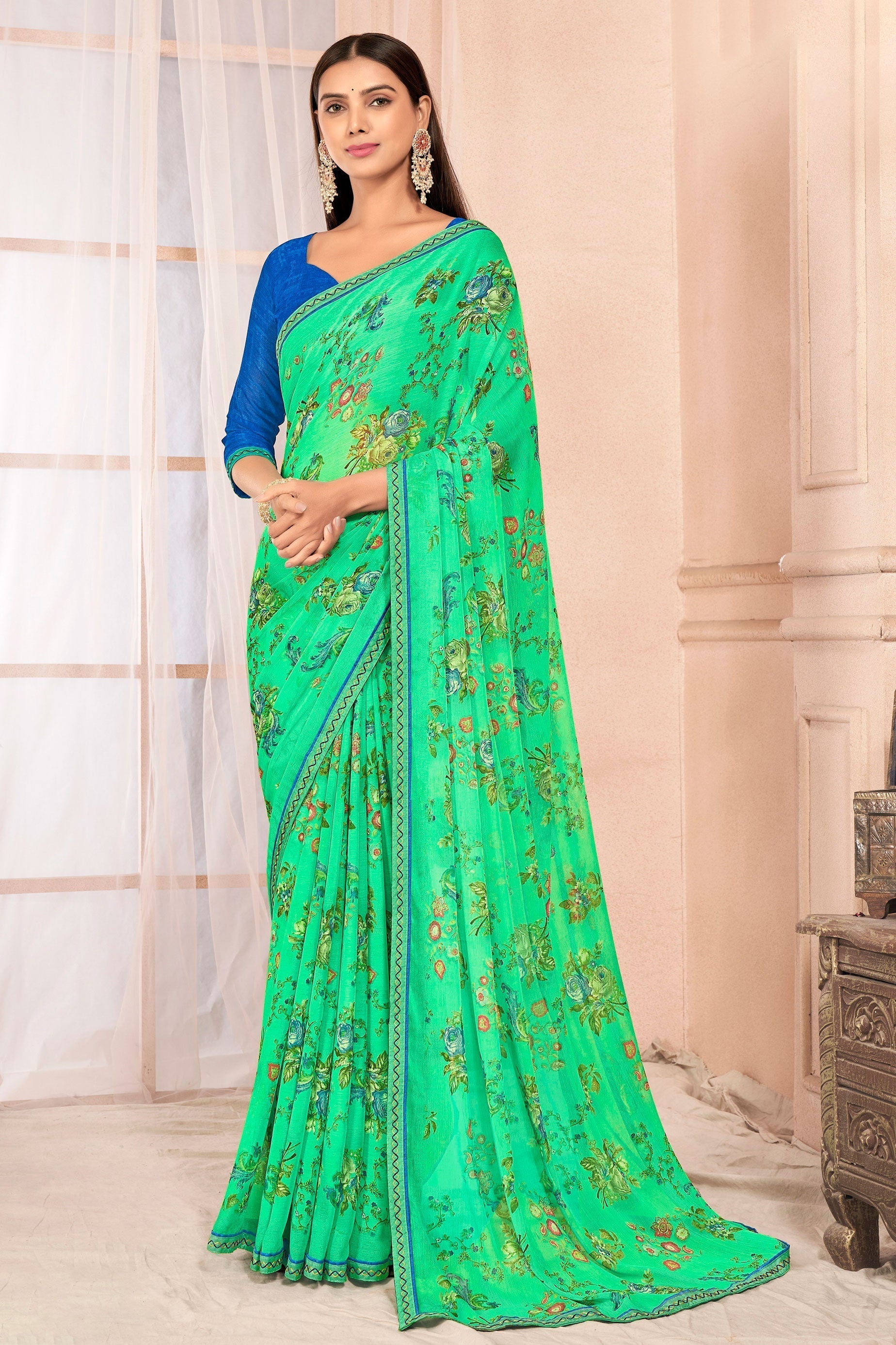 Chiffon Printed Saree