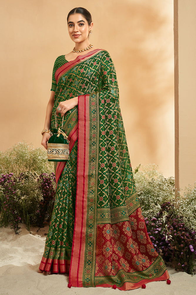 Georgette Patola Saree