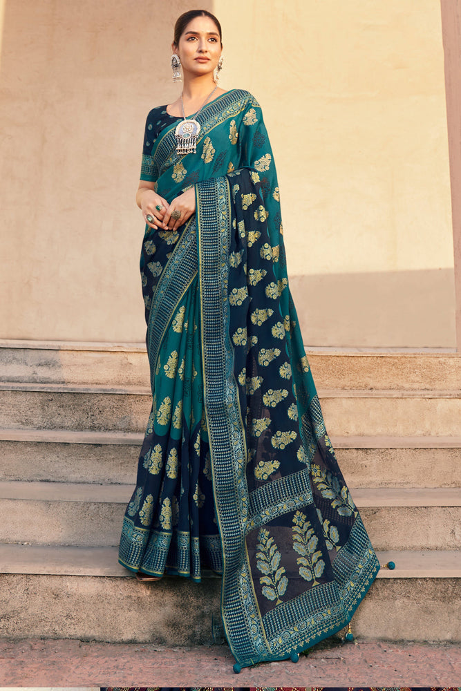 Printed Georgette Saree