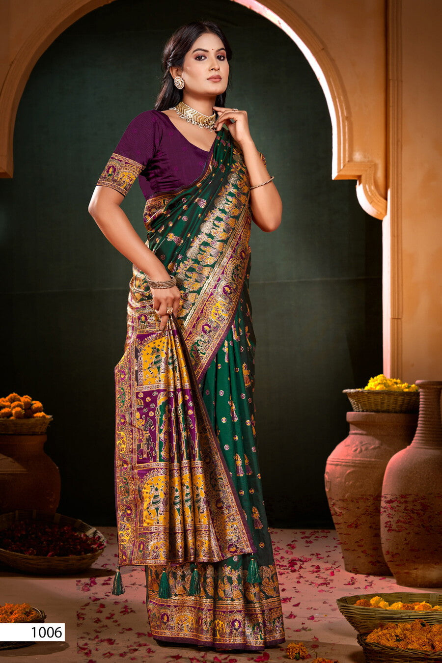 Silk Saree with Rich Pallu