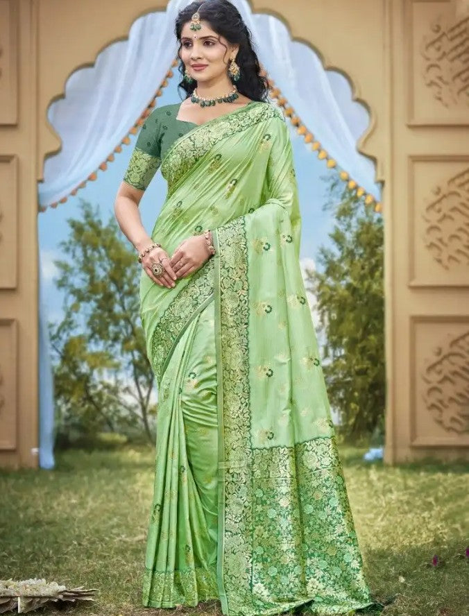 Festive Wear Fancy Banarasi Silk Saree