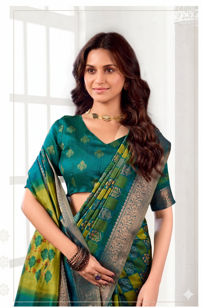 Soft Silk Printed Silk Saree
