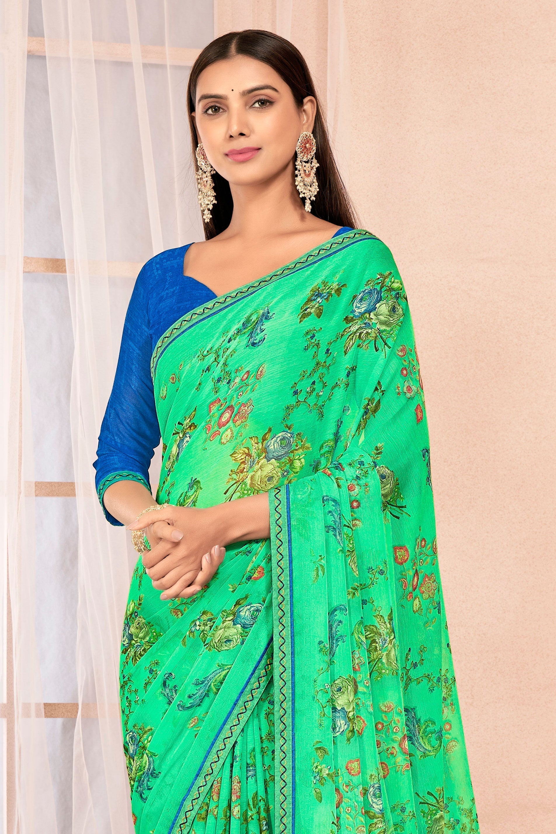 Chiffon Printed Saree