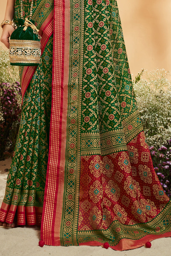 Georgette Patola Saree