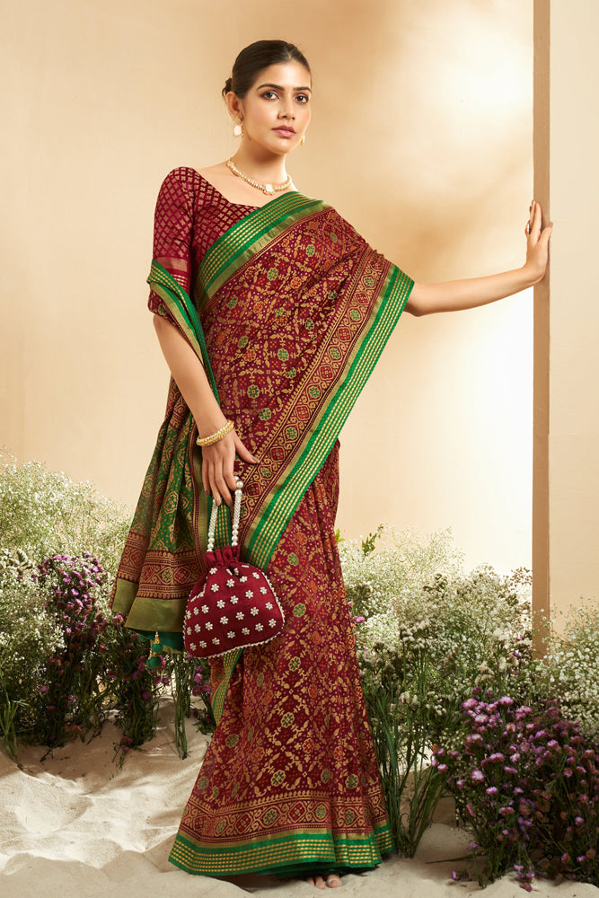 Georgette Patola Saree