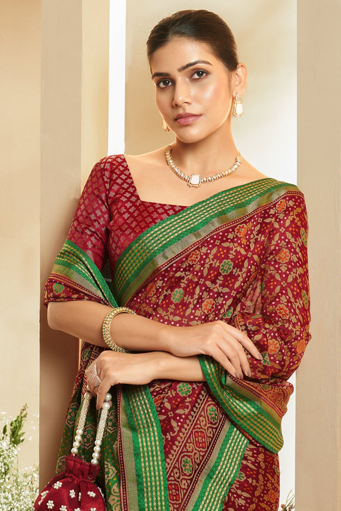 Georgette Patola Saree
