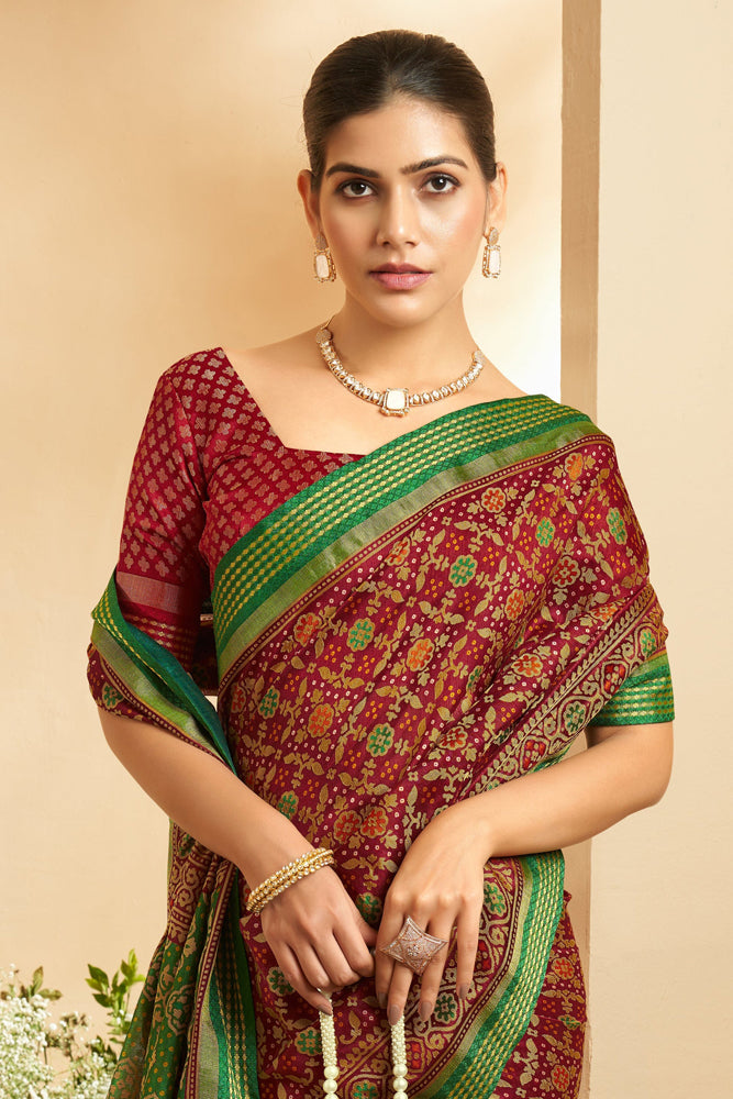 Georgette Patola Saree