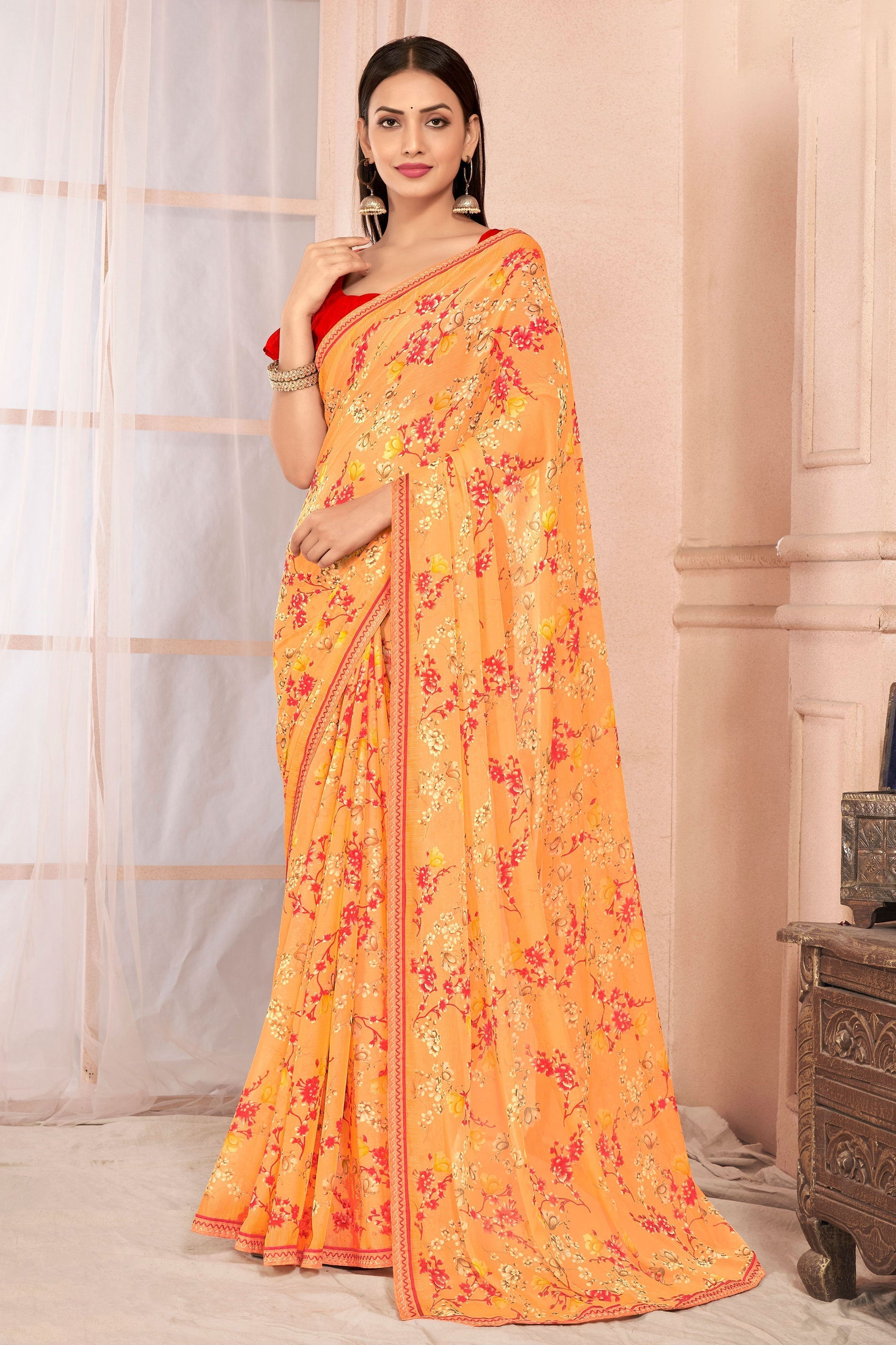 Chiffon Printed Saree