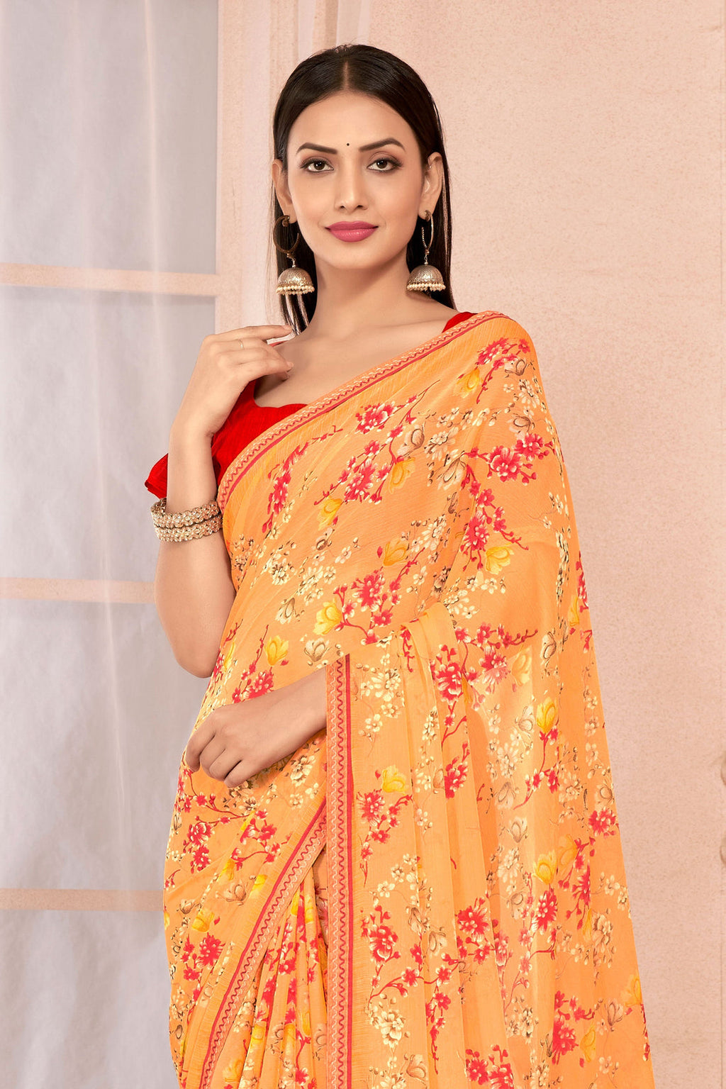 Chiffon Printed Saree