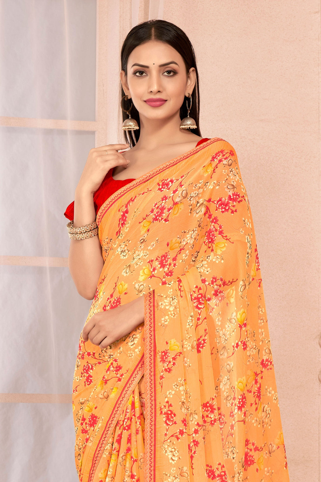 Chiffon Printed Saree