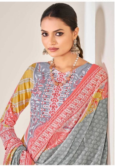 Cotton Printed Dress Material