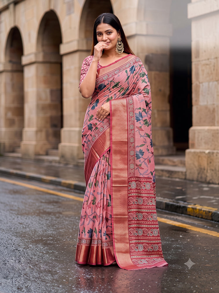 Soft Silk Printed Saree - Vol 2