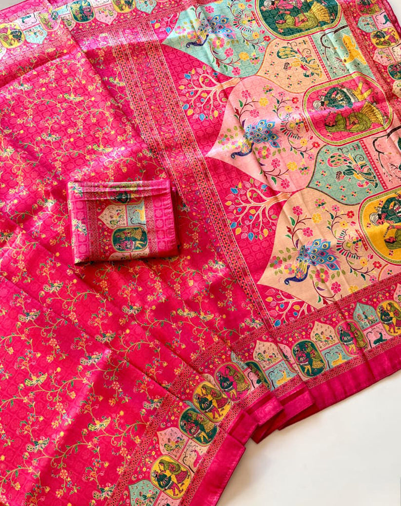 Pashmina Silk Saree