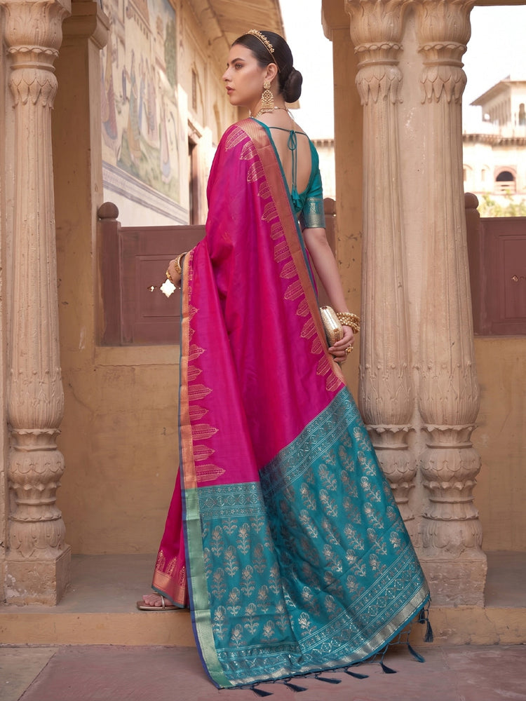 Soft Silk Saree With Zari Work