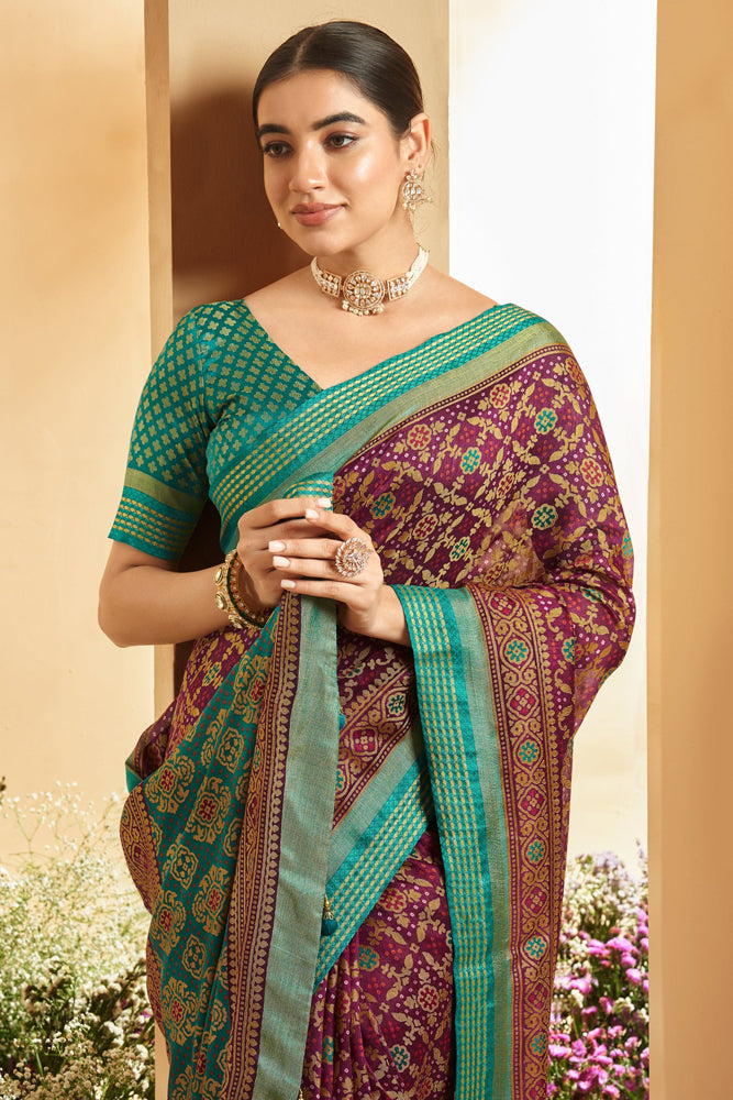 Georgette Patola Saree