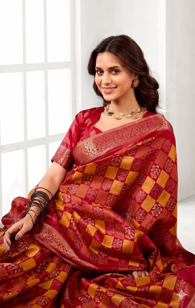 Soft Silk Printed Silk Saree
