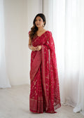 Designer Georgette Foil Printed Saree