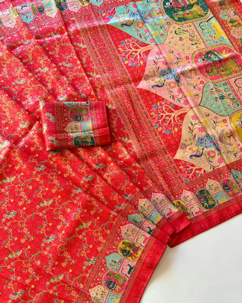 Pashmina Silk Saree