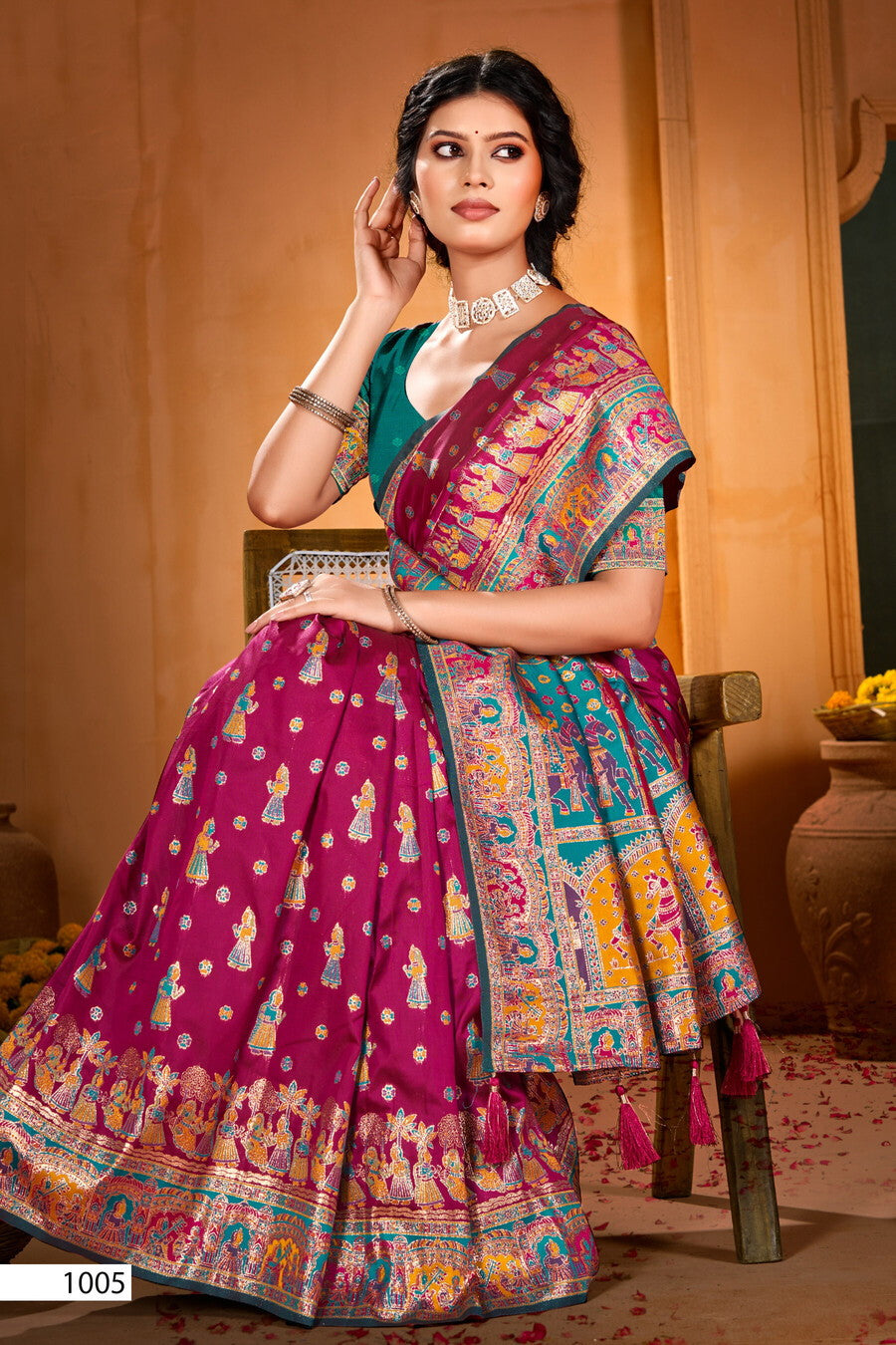 Silk Saree with Rich Pallu