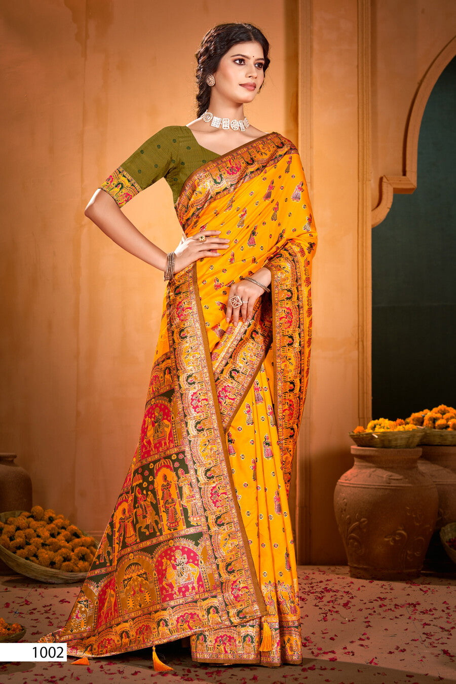 Silk Saree with Rich Pallu