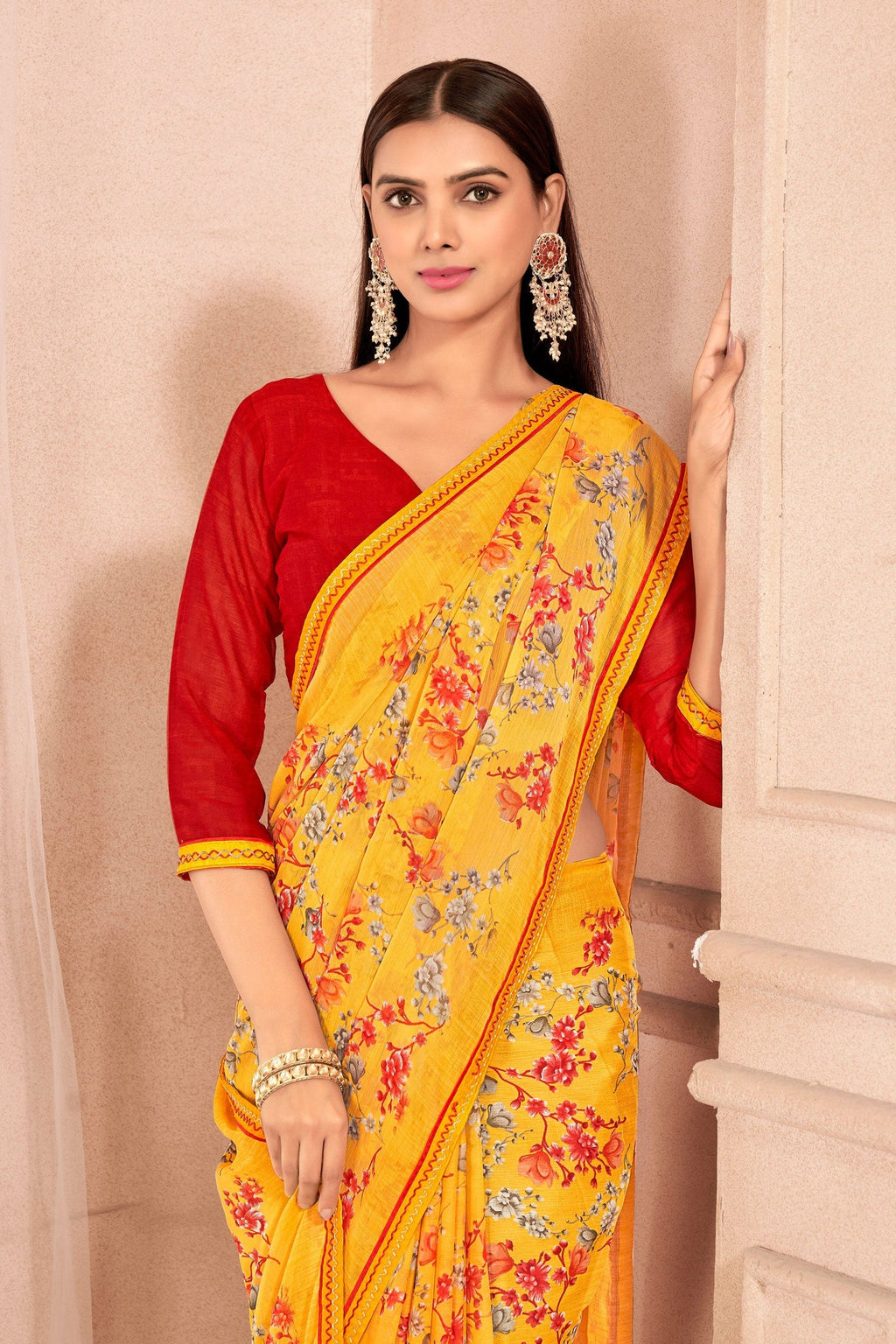 Chiffon Printed Saree