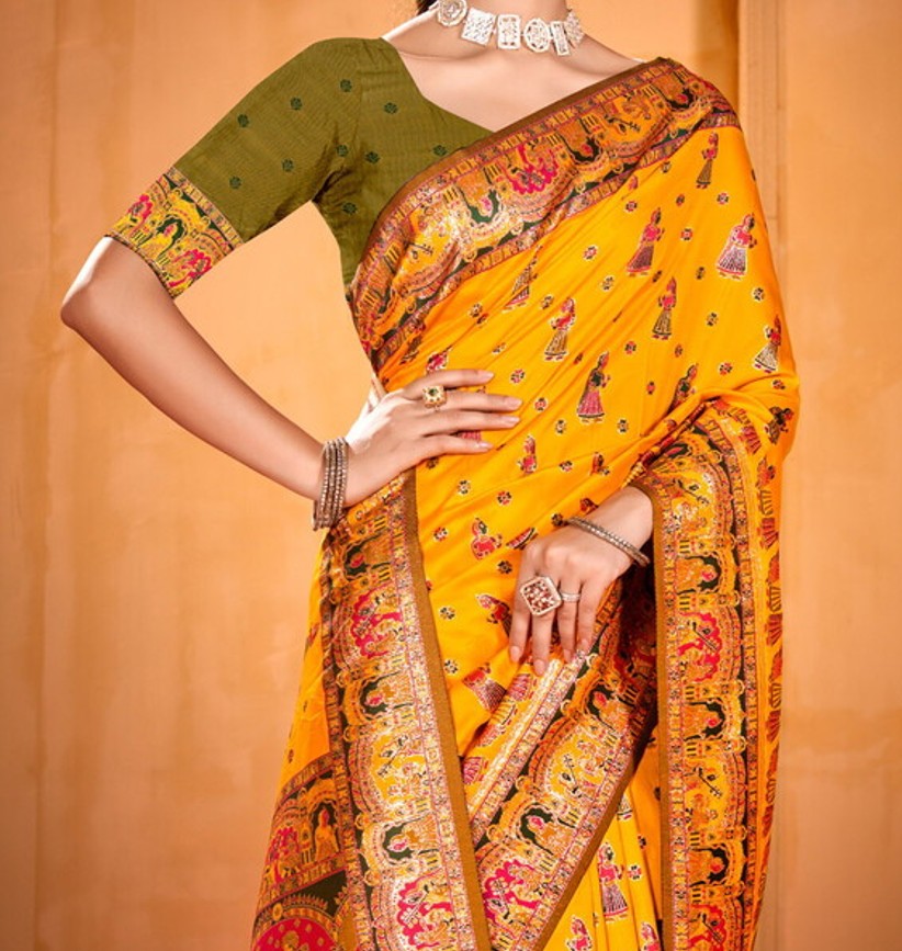 Silk Saree with Rich Pallu